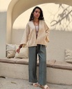 Linen Knitted Kimono