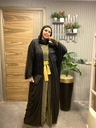 AZEEZA Polka Shimmer Kaftan