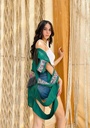 Gypsy Bohemian Vest In Green