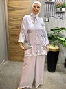 Sequin Shirt & Wide Leg Pants Set