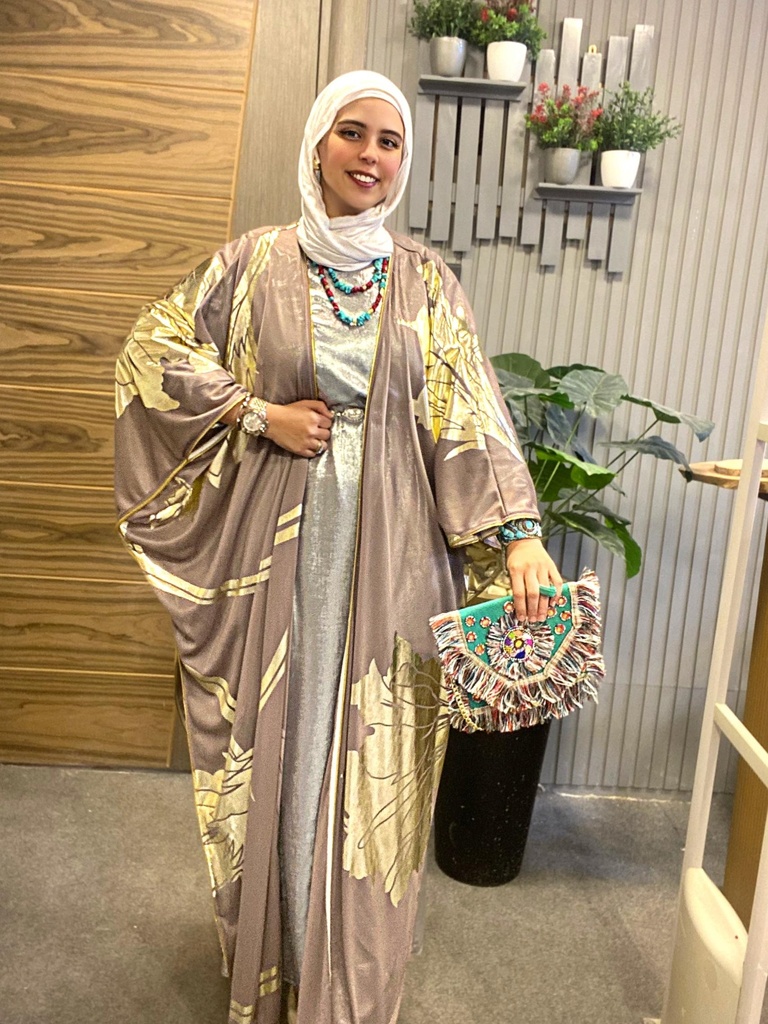GHAIDAA Shimmer Kaftan