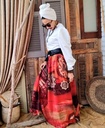 Boha Indian Print Maxi Skirt