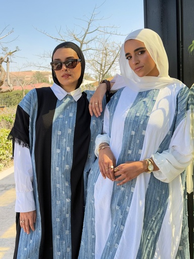 Denim Ease Poncho 