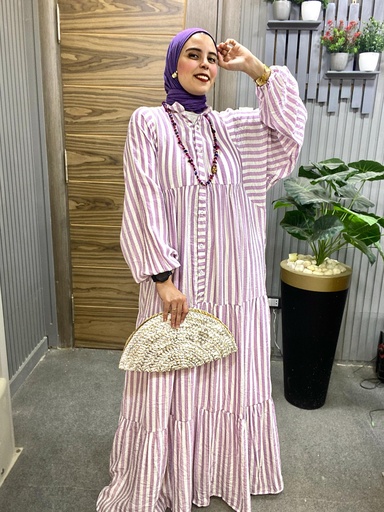 [na21-sum25] Vertical Striped Dress
