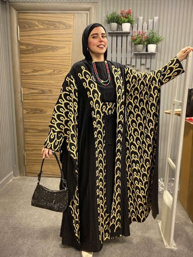 [sk20-rmd25] ALMAZ Peacock Kaftan